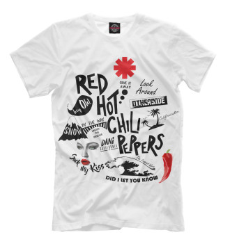 Мужская Футболка Red Hot Chili Peppers Songs