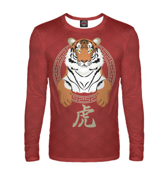 Мужской Лонгслив Китайский тигр