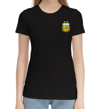 Женская Хлопковая футболка Сборная Аргентины