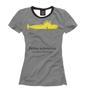 Женская Футболка Yellow Submarine