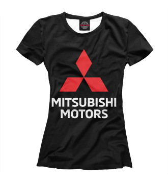 Женская Футболка Mitsubishi motors