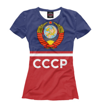 Женская Футболка СССР герб