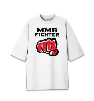 Женская Хлопковая футболка оверсайз MMA