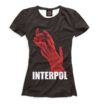 Футболка для девочек Interpol