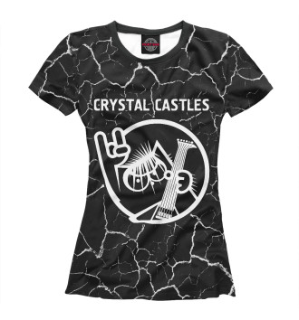 Футболка для девочек Crystal Castles + Кот