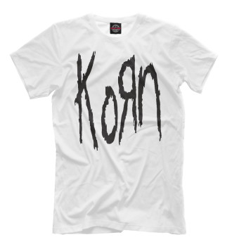 Мужская Футболка KoRn Logo