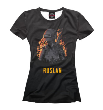 Женская Футболка PUBG - Ruslan