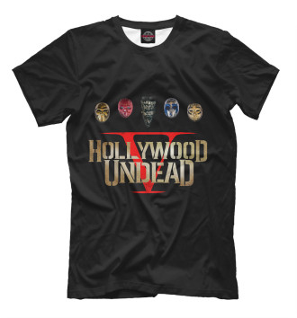 Мужская Футболка Hollywood Undead Five
