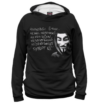 Худи для мальчиков Anonymous - One