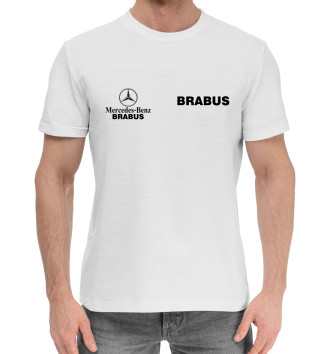 Мужская Хлопковая футболка Ф1 - Mercedes
