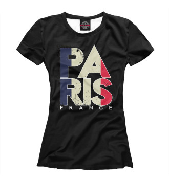 Футболка для девочек Франция - Париж