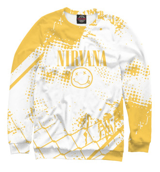 Мужской Свитшот Nirvana (yellow)