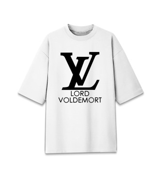 Женская Хлопковая футболка оверсайз Lord Voldemort