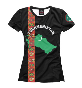 Футболка для девочек Туркмения