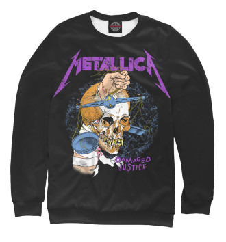 Мужской Свитшот Metallica Damaged Justice