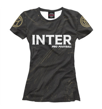Футболка для девочек Inter | Pro Football + Разводы