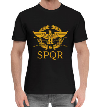 Мужская Хлопковая футболка SPQR