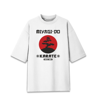 Женская Хлопковая футболка оверсайз Miyagi-Do Karate
