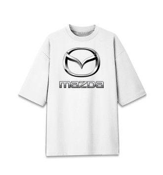 Женская Хлопковая футболка оверсайз Mazda