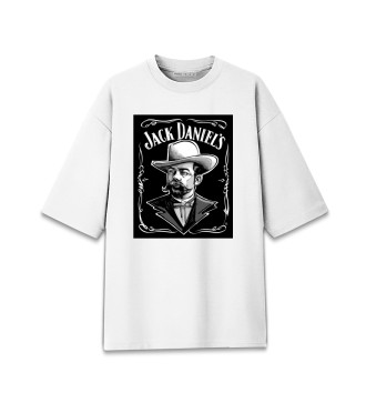 Женская Хлопковая футболка оверсайз Jack Daniel's