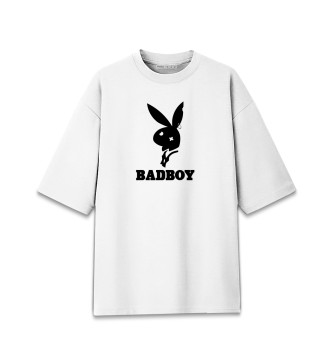 Женская Хлопковая футболка оверсайз BADBOY
