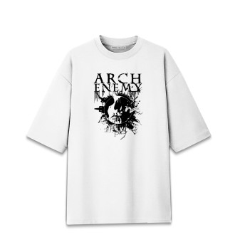 Мужская Хлопковая футболка оверсайз Arch Enemy