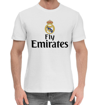 Мужская Хлопковая футболка Форма Реал Мадрид
