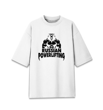 Женская Хлопковая футболка оверсайз Powerlifting