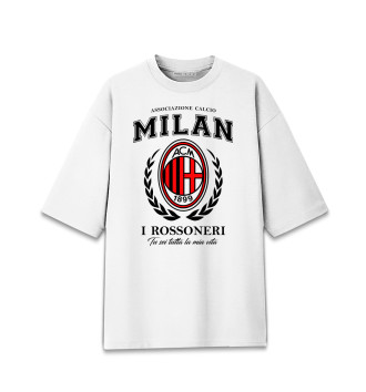 Женская Хлопковая футболка оверсайз Милан