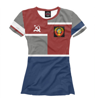 Женская Футболка СССР