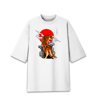 Мужская Хлопковая футболка оверсайз Япония