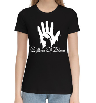 Женская Хлопковая футболка Children of Bodom