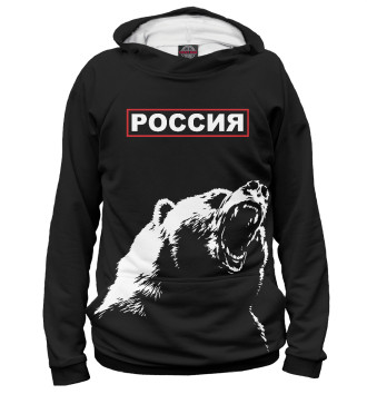 Мужское Худи Русский медведь и герб