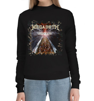 Женский Хлопковый свитшот Megadeth