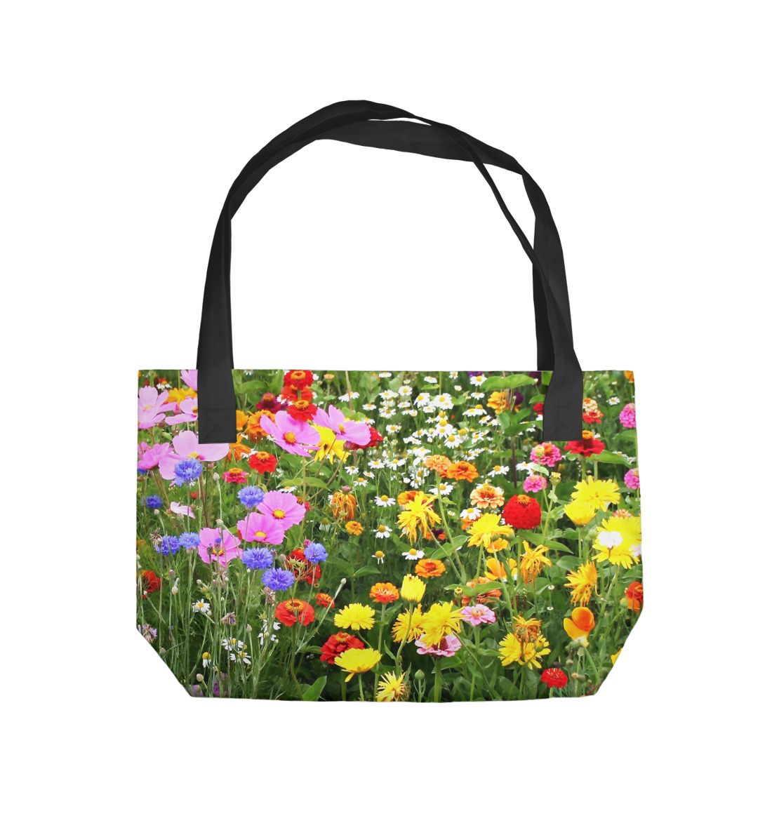 Купить Пляжная сумка Полевые цветы, артикул CVE-707283-supmp