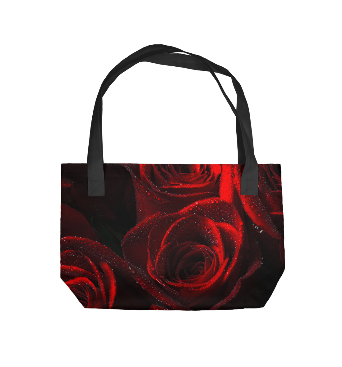 Купить Пляжная сумка Красные розы, артикул CVE-448630-supmp