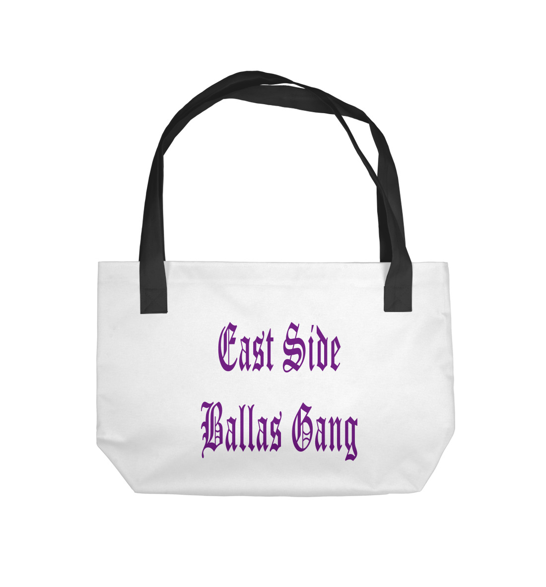 Купить Пляжная сумка GTA SA. East Side Ballas Gang, артикул ROC-928919-supmp