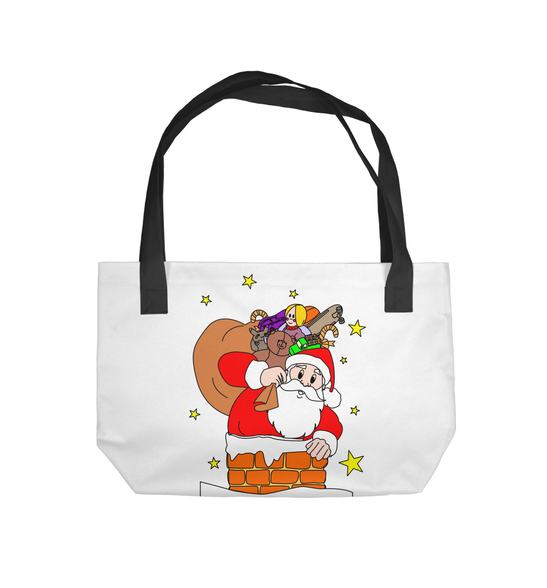 Купить Пляжная сумка Дед Мороз, артикул DMZ-861200-supmp