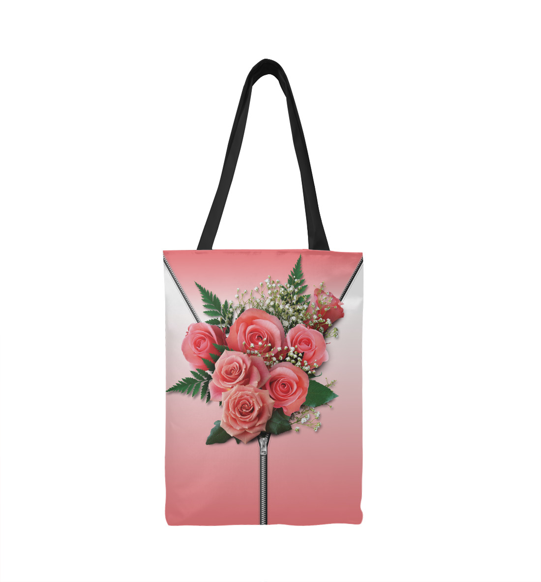 Купить Сумка-шоппер Букет за пазухой (розовый), артикул MRT-468769-susmp