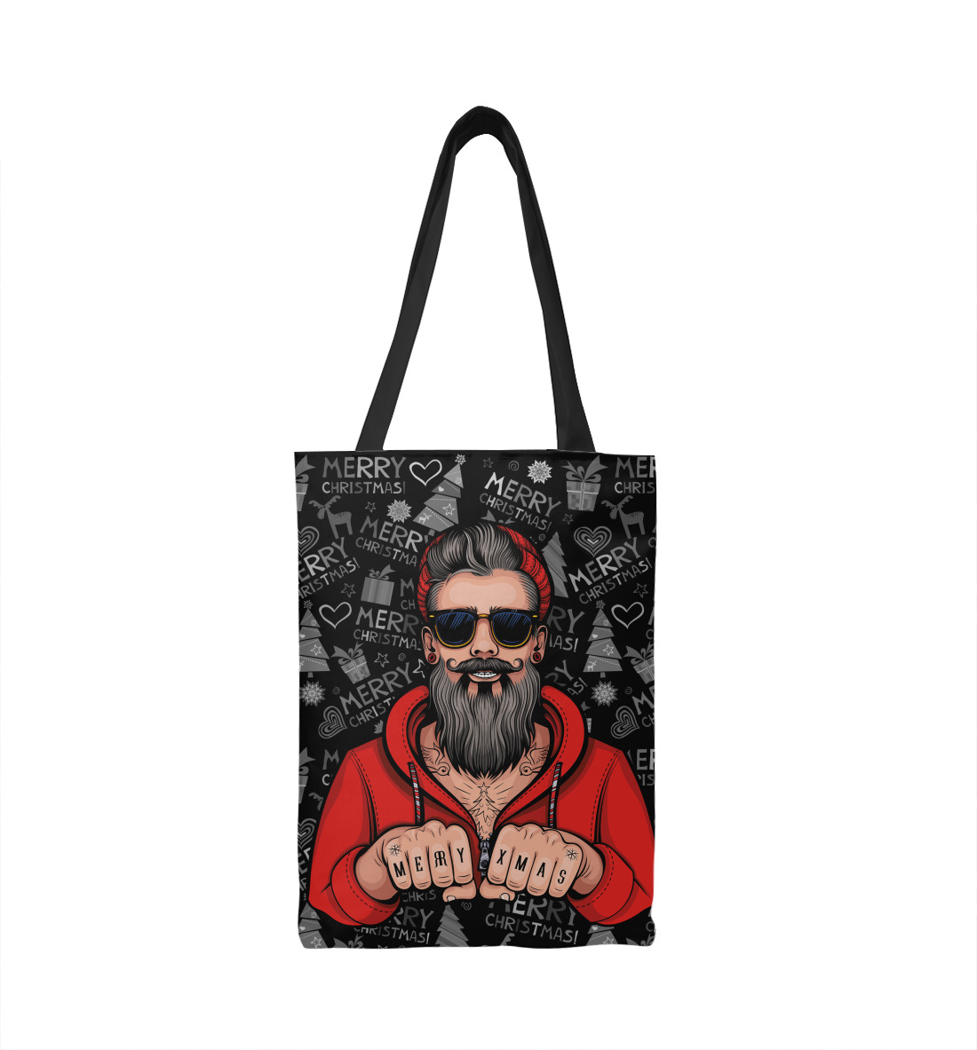 Купить Сумка-шоппер Hipster Santa, артикул NVR-902781-susmp