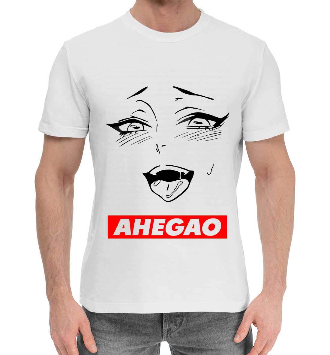 Хлопковая футболка Ahegao AHG-697028-hfu-2