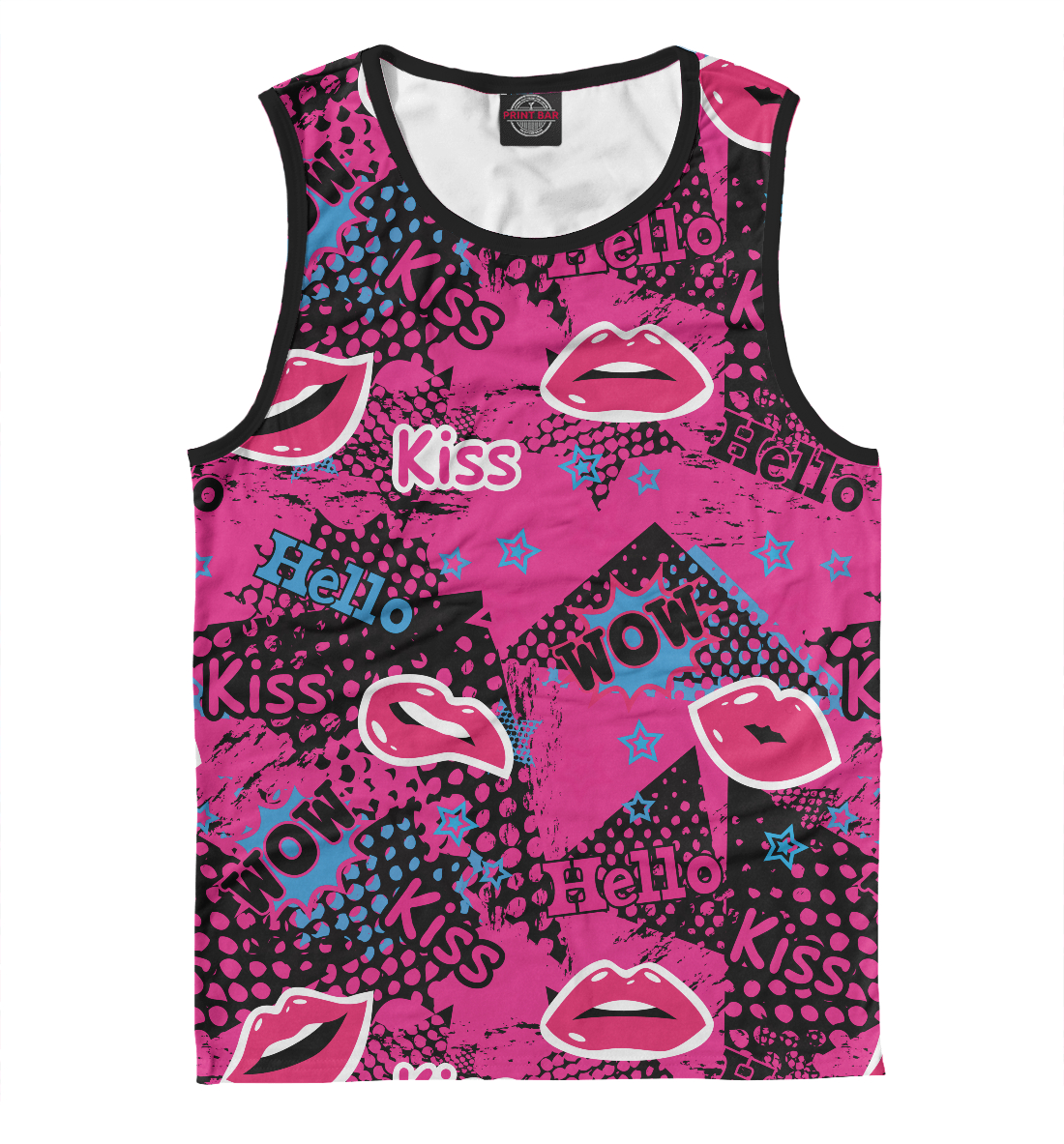 Детская Майка с принтом Kiss для мальчиков, артикул 14F-506303-may-2mp