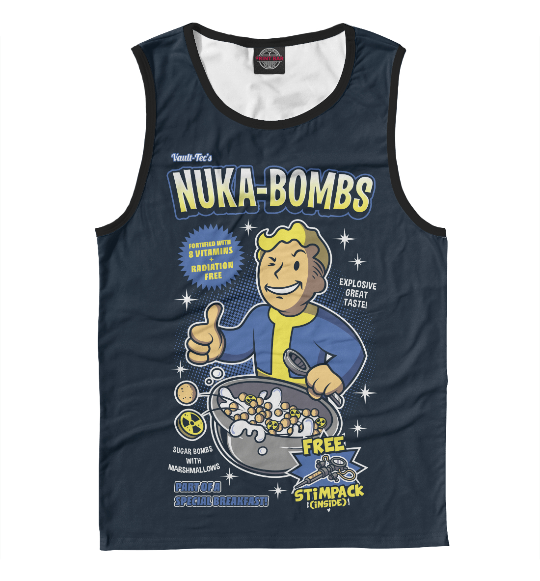 Детская Майка с принтом Nuka Bombs для мальчиков, артикул FOT-738076-may-2mp