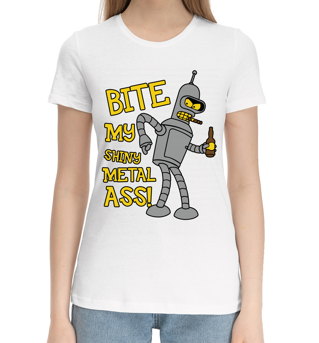 Хлопковая футболка Futurama FUT-172827-hfu-1