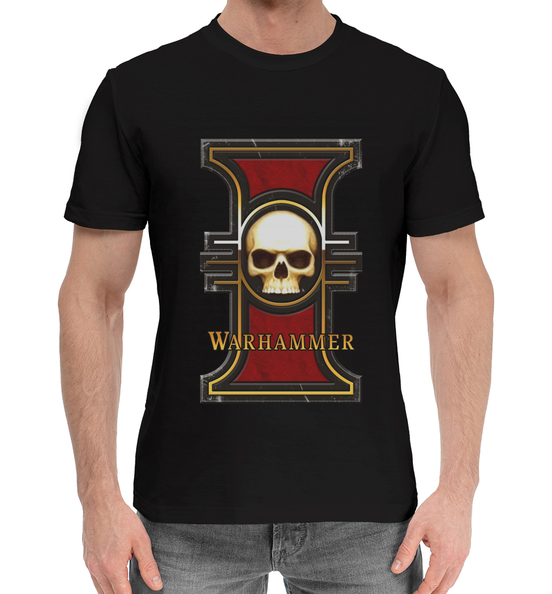 Хлопковая футболка Warhammer WHR-668122-hfu-2