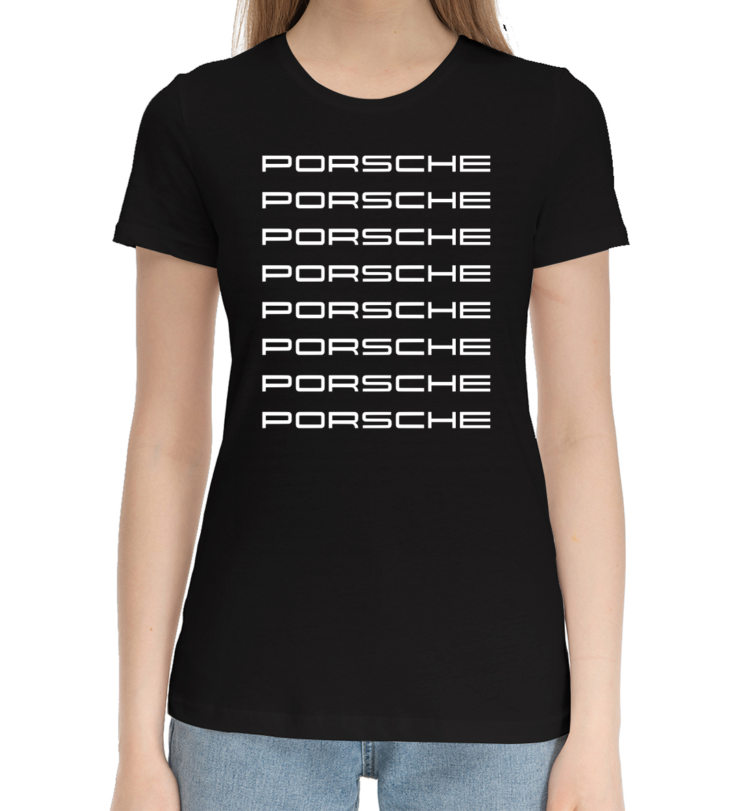 Хлопковая футболка Porsche PSC-748626-hfu-1