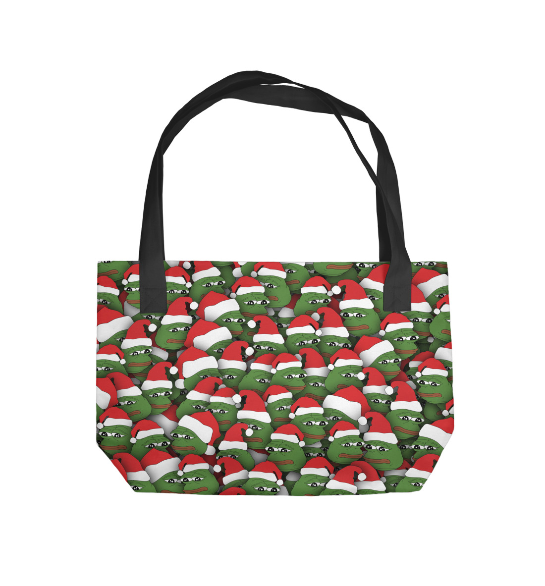 Купить Пляжная сумка Новогодние лягушки, артикул NOV-475886-supmp