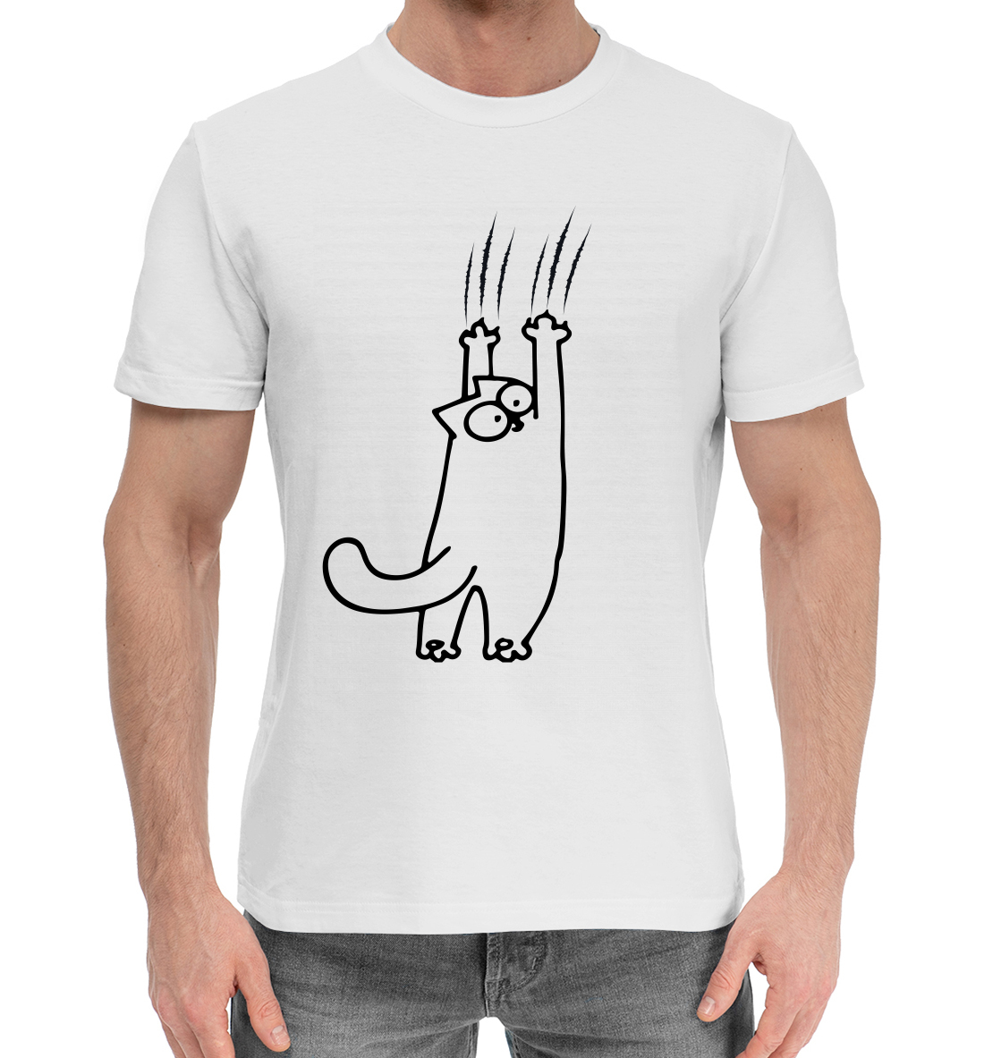 Хлопковая футболка Кот Саймона CAT-617072-hfu-2