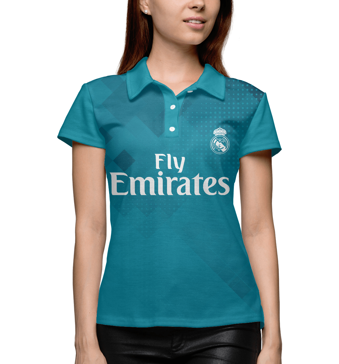 Женское Поло Реал Мадрид, артикул REA-395951-pol-1mp