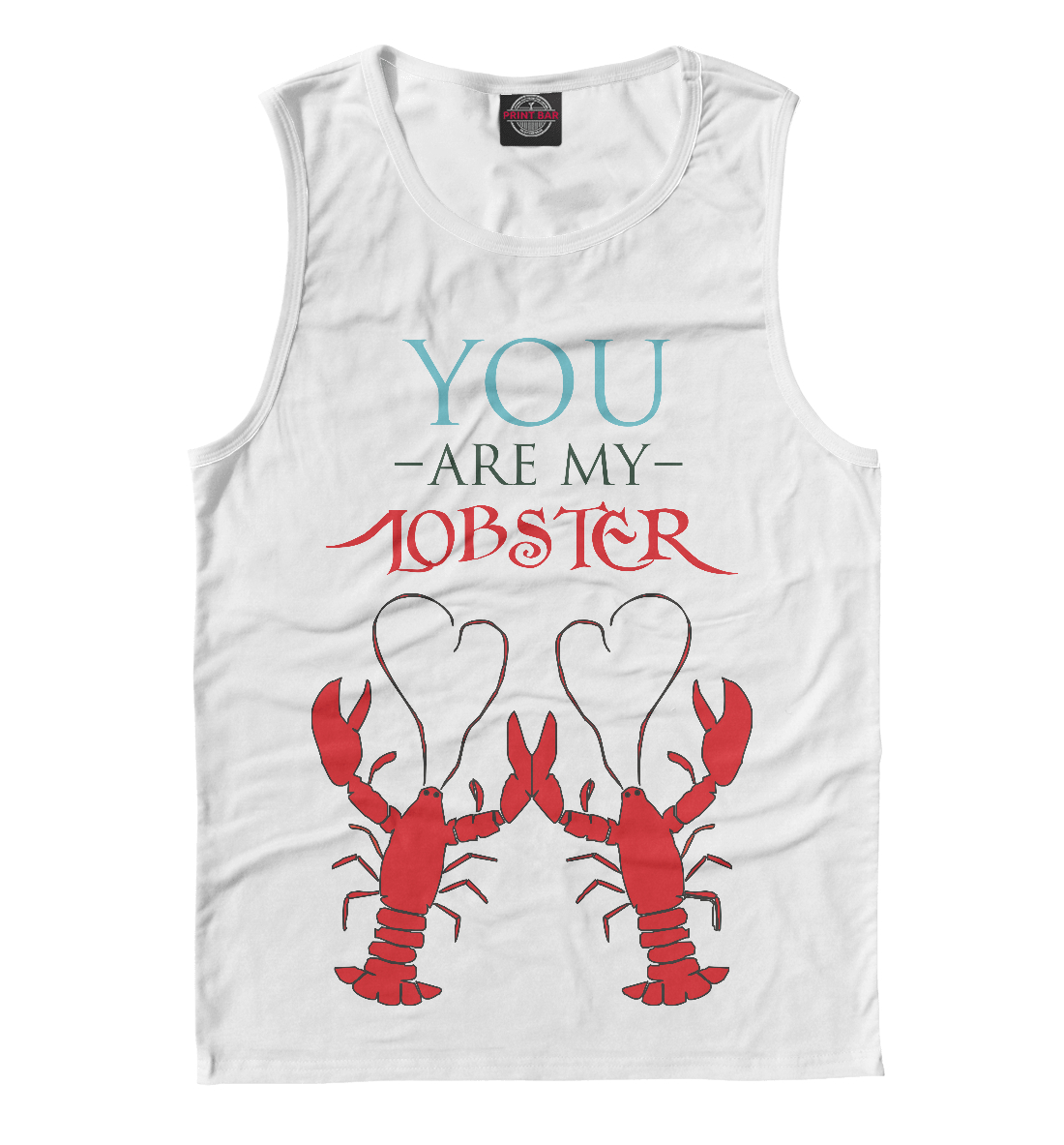Детская Майка с принтом You are my lobster для мальчиков, артикул 14F-969615-may-2mp